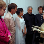 The Queen has met an extraordinary number of stars in her time, including Sir Elton John, Sir Cliff Richard, Dame Shirley Bassey, Sir Tom Jones and Sir Paul McCartney pictured here in 2012.