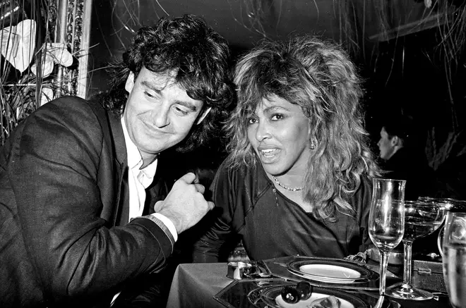 Erwin Bach and Tina Turner attend a dinner together in 1989, four years after they first met.