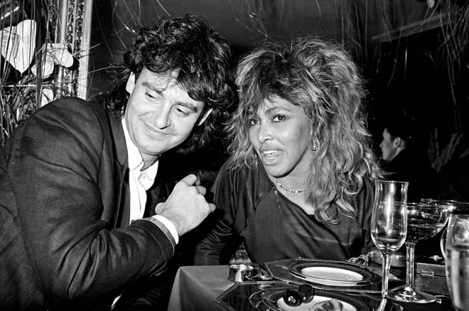 Erwin Bach and Tina Turner attend a dinner together in 1989, four years after they first met.
