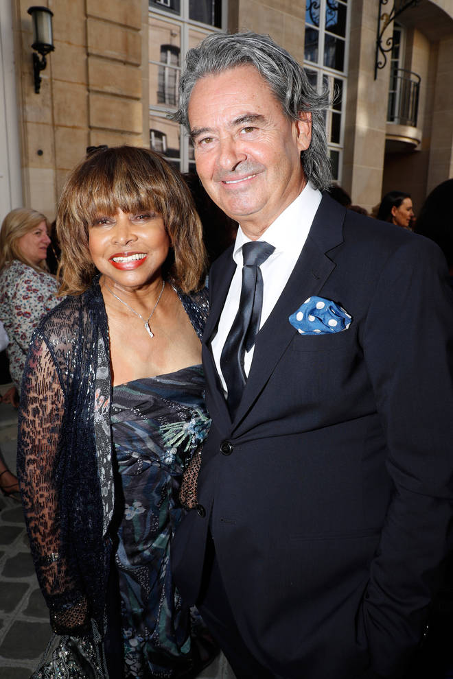 Erwin Bach and Tina Turner pictured in Paris in 2018