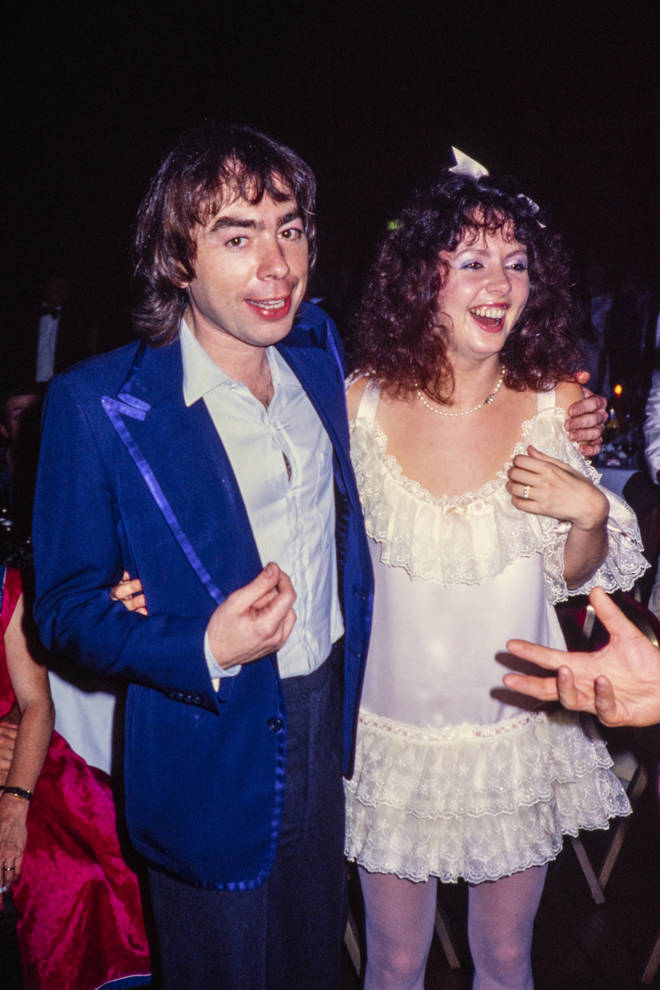 Andrew Lloyd Webber and Sarah Brightman in 1983