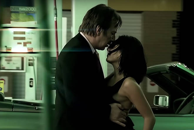 Rickman and Spiteri embrace and dance in the sensual scenes.