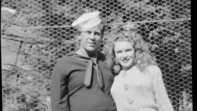 Marilyn And James in 1943