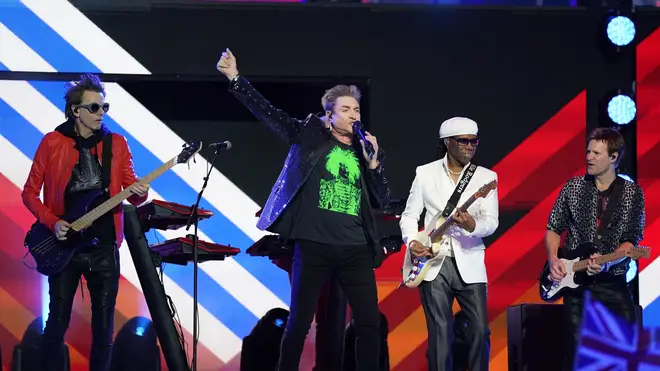 Duran Duran performed with Nile Rodgers