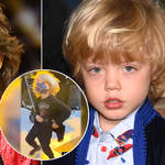Mick Jagger's 5-year-old son Deveraux shows off moves just like his dad at Rolling Stones concert