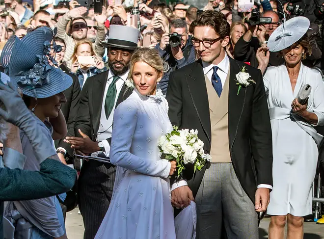 Ellie Goulding married her husband Caspar Jopling at York Minster on 31 August 2019 (pictured).