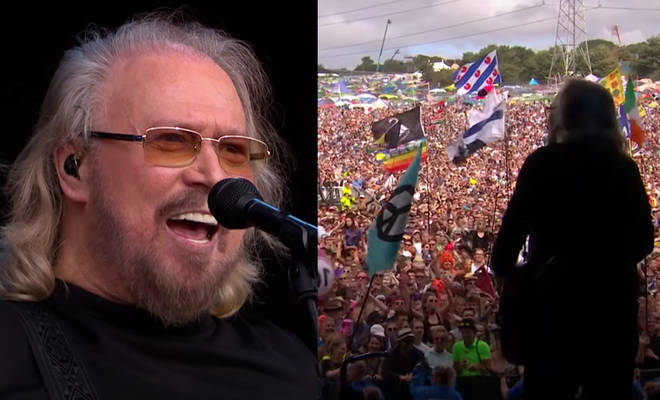 Bee Gee Barry Gibb gave a historic performance of his 1977 hit 'Stayin' Alive' at 2017's Glastonbury Festival