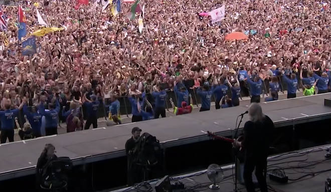 When Barry Gibb, 75, stepped out onto the Pyramid stage on that Sunday night and stood in silhouette in front of an audience of hundreds of thousands, with millions watching across the globe, few knew what a historic moment was about to unfold.