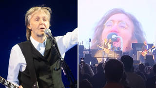 Paul McCartney performed a duet with John Lennon at Glastonbury