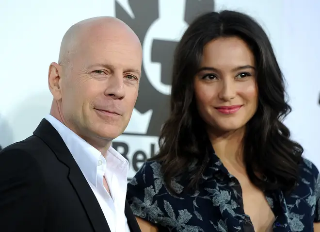 Bruce Willis, 67, (pictured with his wife Emma Heming in 2010) announced in March of this year he was retiring from acting after being diagnosed with aphasia - a degenerative brain disease that causes problems with speech and words.