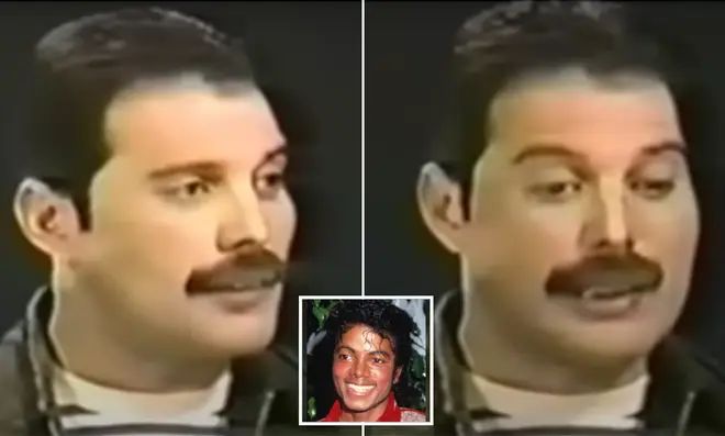 In a rare interview clip filmed in 1984, Freddie Mercury opens up about his and Michael Jackson's relationship and gives a rare insight into the latter's life at home.