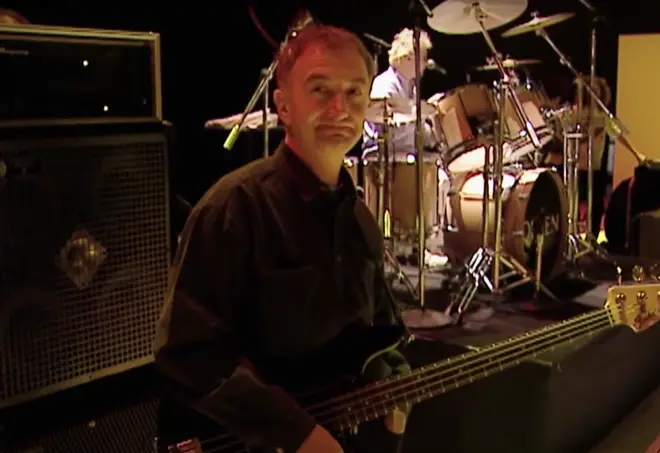 Brian May recalls how 'traumatised' John was by Freddie Mercury's death that the cold night in January 1997 would be the last time John Deacon would ever play with Queen (pictured at rehersals)