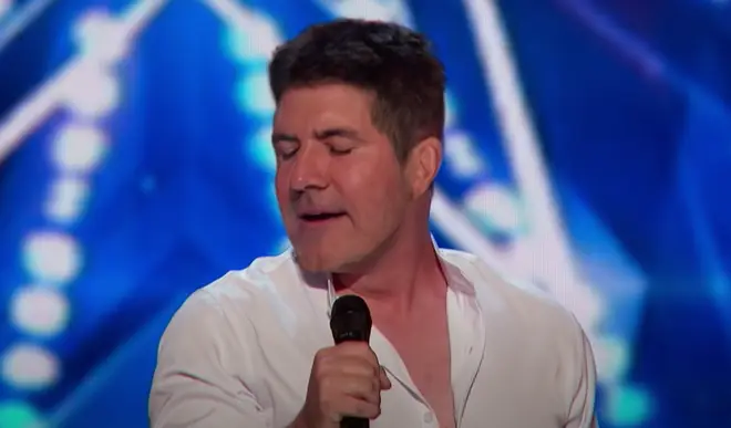 Simon Cowell singing