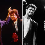 George Michael joined Paul Young for an unplanned performance, and blew the Wembley Arena audience away.