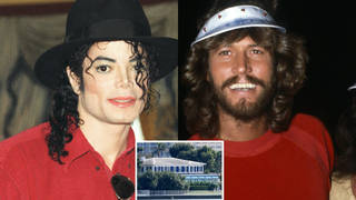 Barry Gibb (right) had lived in Miami since 1975 with his wife Linda and their five children, and Michael Jackson (left) felt at home in the spacious water-front property.
