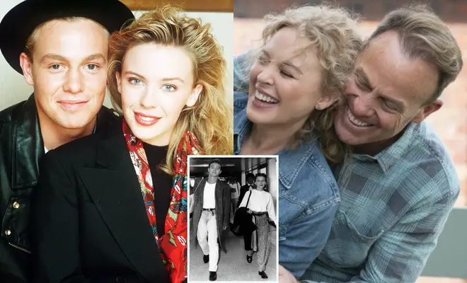Two of Neighbours' most famous break-out stars, Kylie Minogue and Jason Donovan, will return to the show as their beloved characters Scott and Charlene (pictured clockwise: in 1988, in 2022 and in London in 1988)