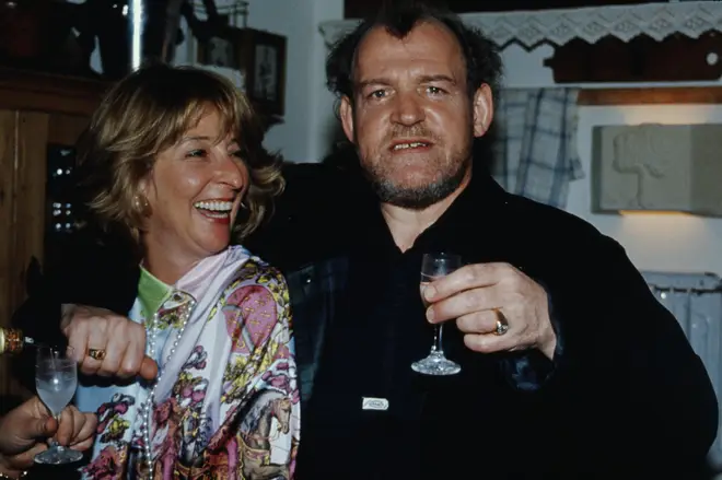 Joe Cocker and wife Pam