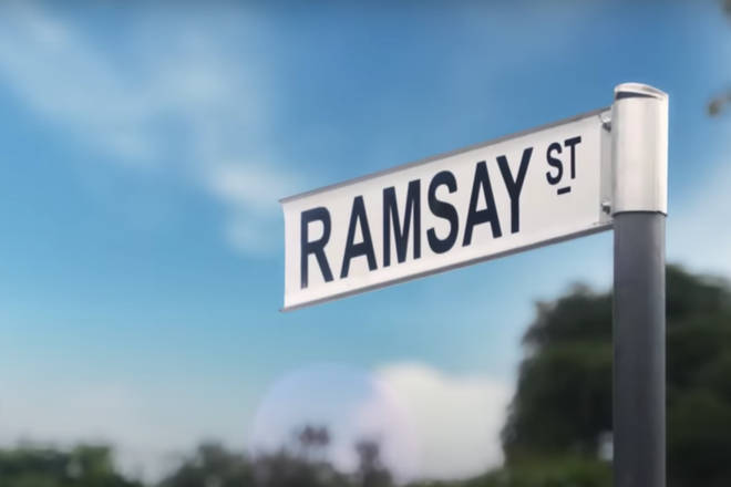 The 40-second trailer head of Friday's finale shows shot of the famous Ramsay Street sign as show favourite Harold Bishop, says: 'It certainly feels like the end of an era. It all goes so quickly.'