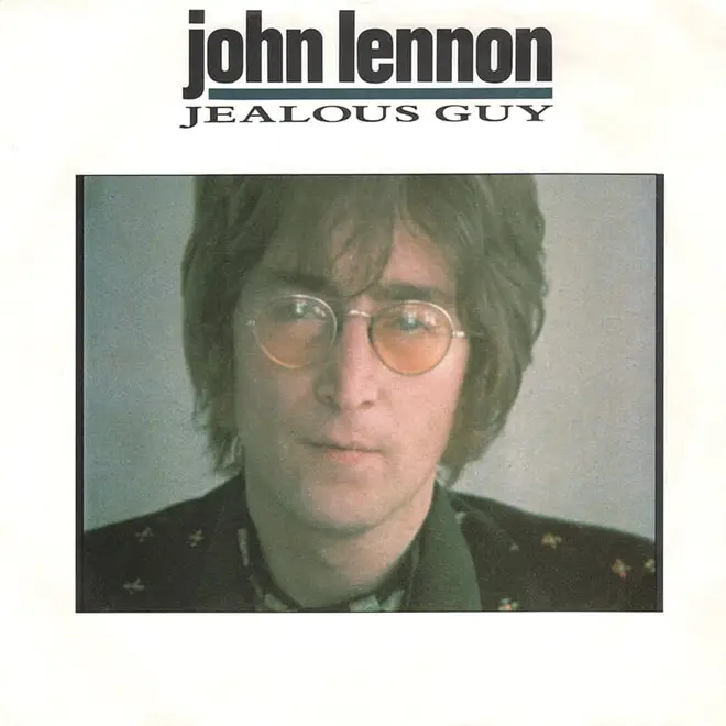 The single artwork to the 1985 release of 'Jealous Guy'.
