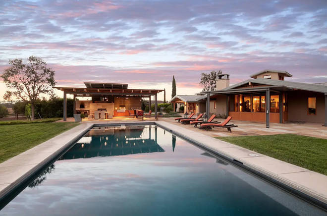 The star's favourite home, her 12-acre horse ranch in California, was listed for $5.4 million in 2019 however Olivia then decided it was where she wanted to spend her final days (pictured).