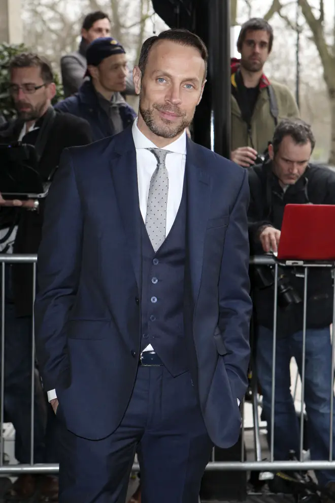 Dancing on Ice judge Jason Gardiner on the red carpet