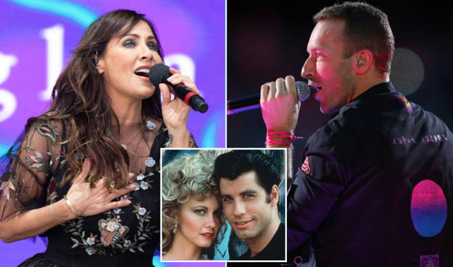 Chris Martin was joined by Natalie Imbruglia to sing a beautiful version of Olivia Newton-John's famous 'Summer Nights' duet from Grease.