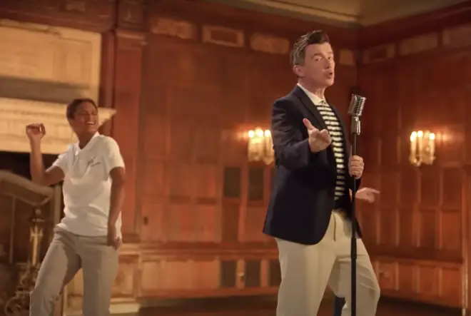 The one minute long video for the CSAA (California State Automobile Association) Insurance Group, shows Rick Astley dancing and singing exactly like he did all those years ago as a fresh faced 21-year-old.