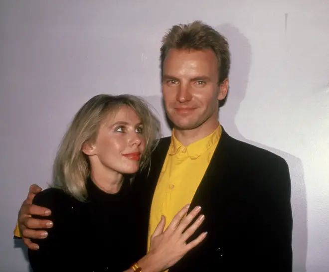 Sting and Trudie Styler in 1985