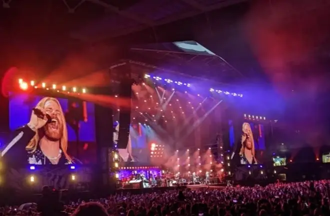 Sam Ryder was a secret guest at the Taylor Hawkins Tribute Concert held at Wembley Stadium on 3rd September 2022.
