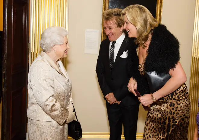 Penny also spoke about her grief over the Queen's passing. The presenter had met Elizabeth II and King Charles on numerous occasions when Rod Stewart had performed at charity events through the years. Pictured in 2015