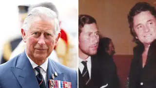 Johnny Cash met Prince Charles in the '70s