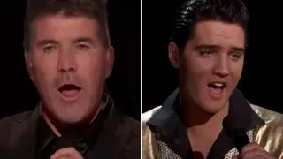"Elvis reborn" left Simon Cowell speechless during the America's Got Talent finale.