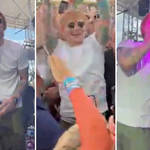 Ed Sheeran at House in Paradise in Ibiza