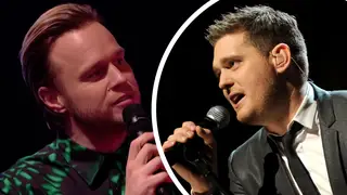 Olly Murs and Michael Bublé