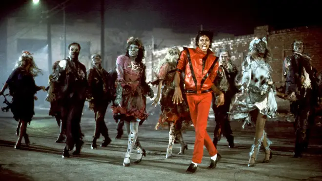 Michael Jackson in the Thriller video