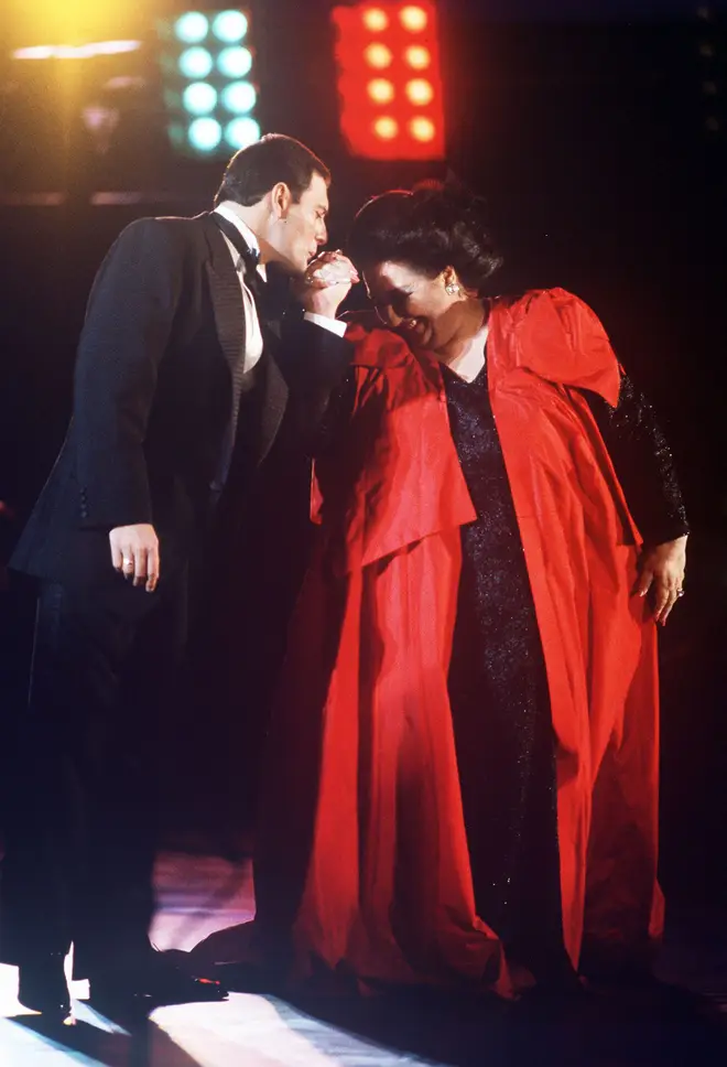 Freddie Mercury got to sing alongside his favourite performer, Montserrat Caballé.