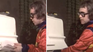 Elton John performs 'Tiny Dancer' in 1970