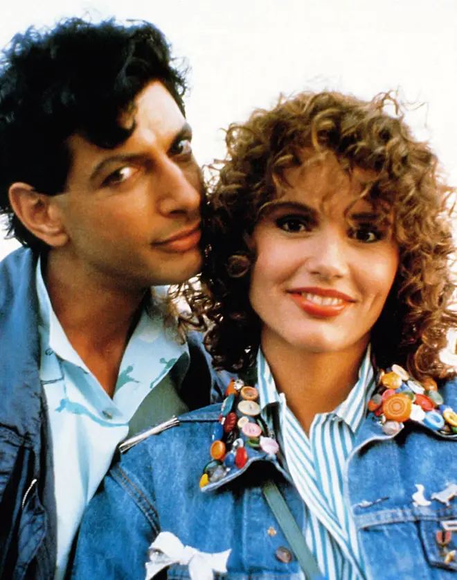 Geena Davis was married to Jeff Goldblum for four years.