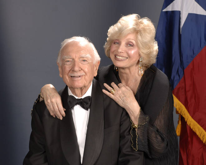 Joanna Simon with her former partner Walter Cronkite