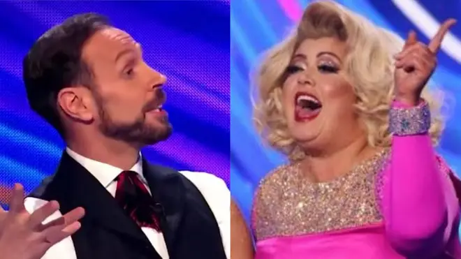 Jason Gardiner and Gemma Collins traded insults on Sunday