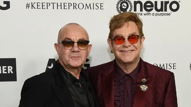 Bernie Taupin and Elton John in 2017