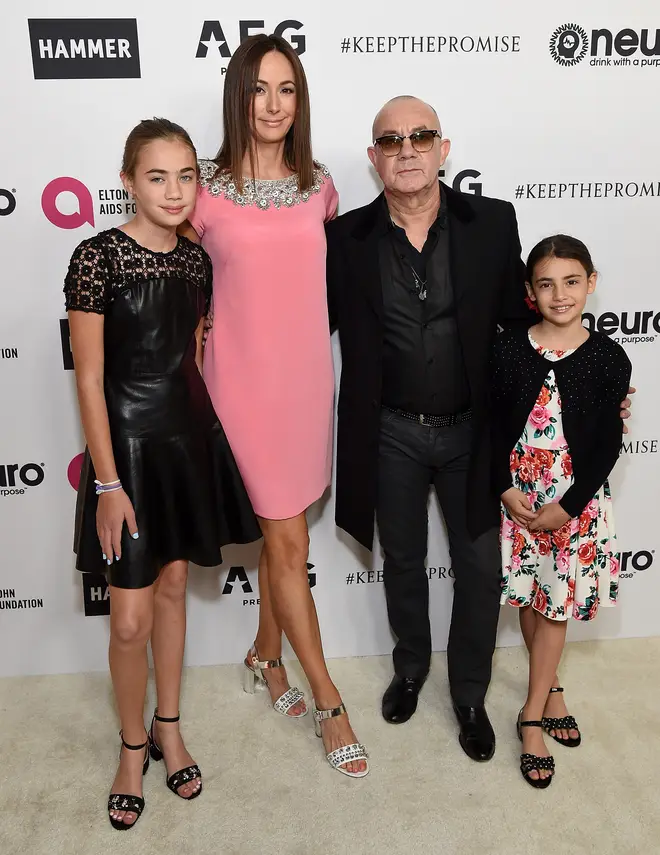 Bernie Taupin and his family