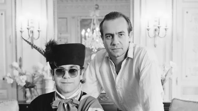 Elton John And Bernie Taupin in 1985
