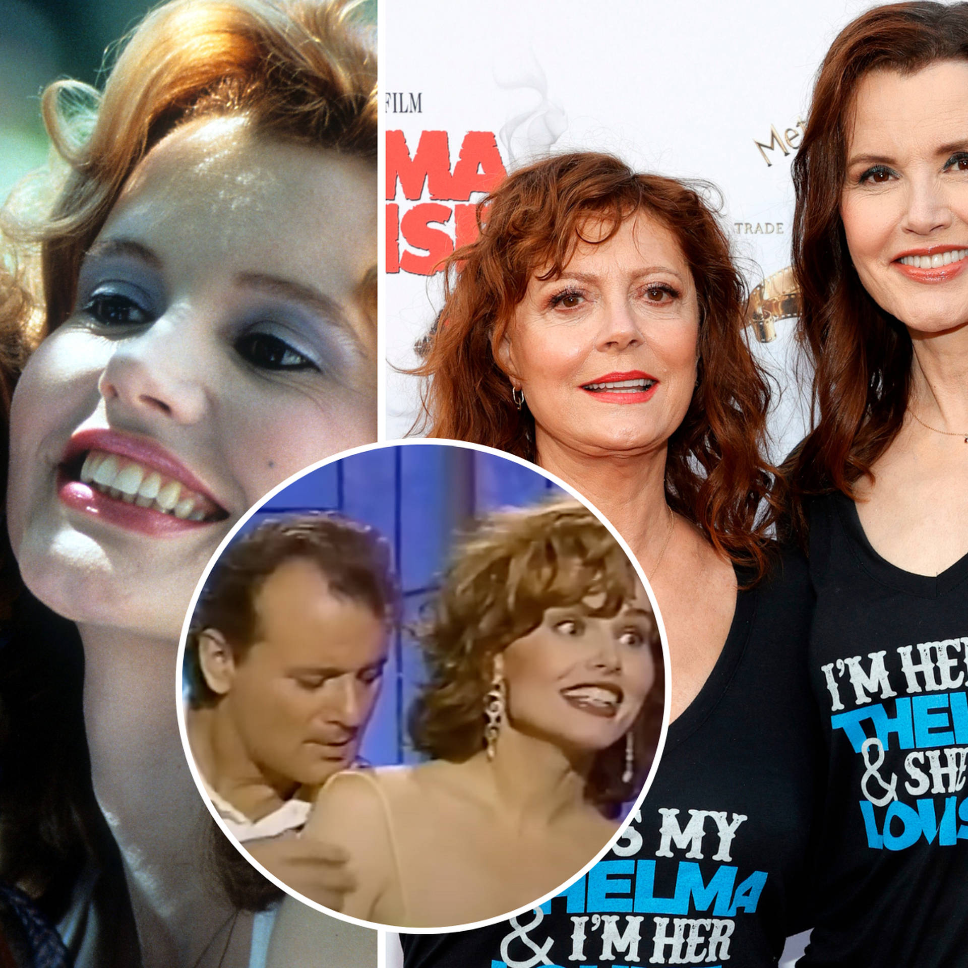 How Thelma & Louise star Geena Davis was saved by Susan Sarandon after Bill  Murray - Smooth
