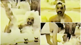 Footage from the star's life behind closed doors has gradually become public over the years, yet a video of Freddie Mercury playing in the bath as he makes a hat from its bubbles – is a fan favourite.
