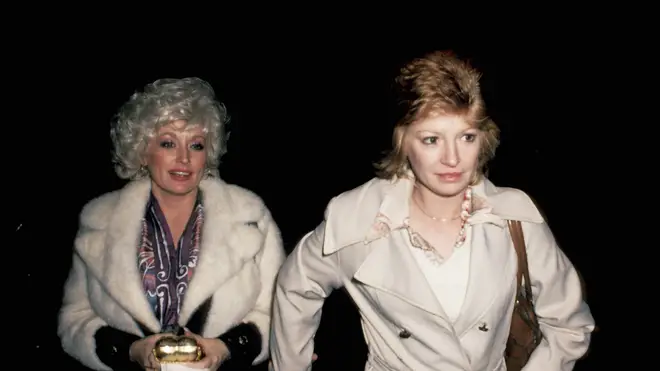 Dolly Parton and Judy Ogle in 1980