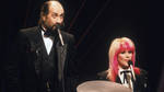 Mick Fleetwood and Sam Fox in 1989