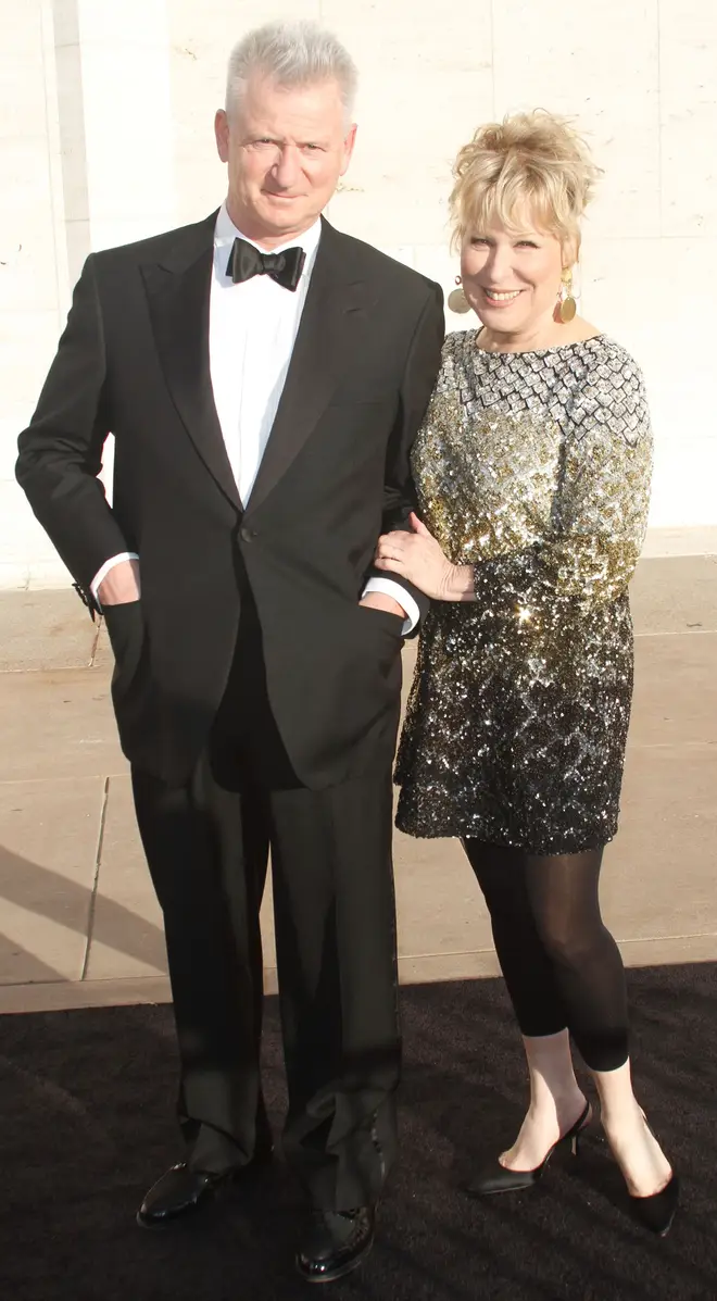 Bette Midler and husband Martin von Haselberg in 2010