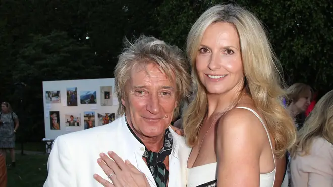 Penny Lancaster and Rod Stewart in 2015