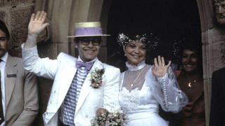 Elton John and Renate Blauel's Wedding in 1984